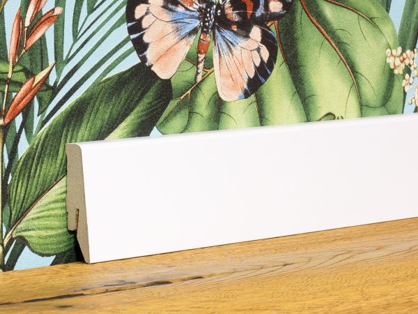 4 Bodenleisten-Lüftungsgitter 45,7 Cm – Verstellbar, Weiß, Für Heizung & Klima