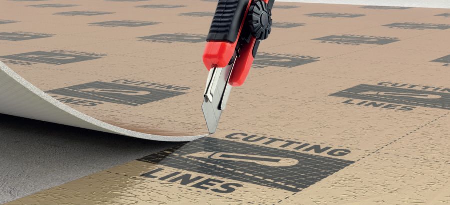 Secura Vinyl Click | 1,5mm Trittschall | Dampfsperre | Verklebetape | 6,25qm