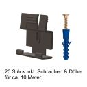 Systemclips für Sockelleiste 60mm Vigo
